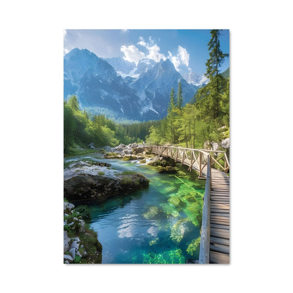 Poster Pont des Glaces
