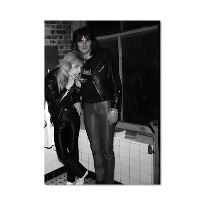 Poster Ramones dans les Toilettes