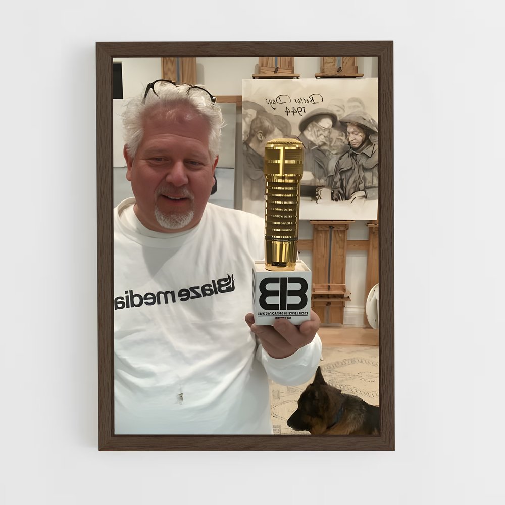 ap-glenn beck-2 cadre Bois foncé