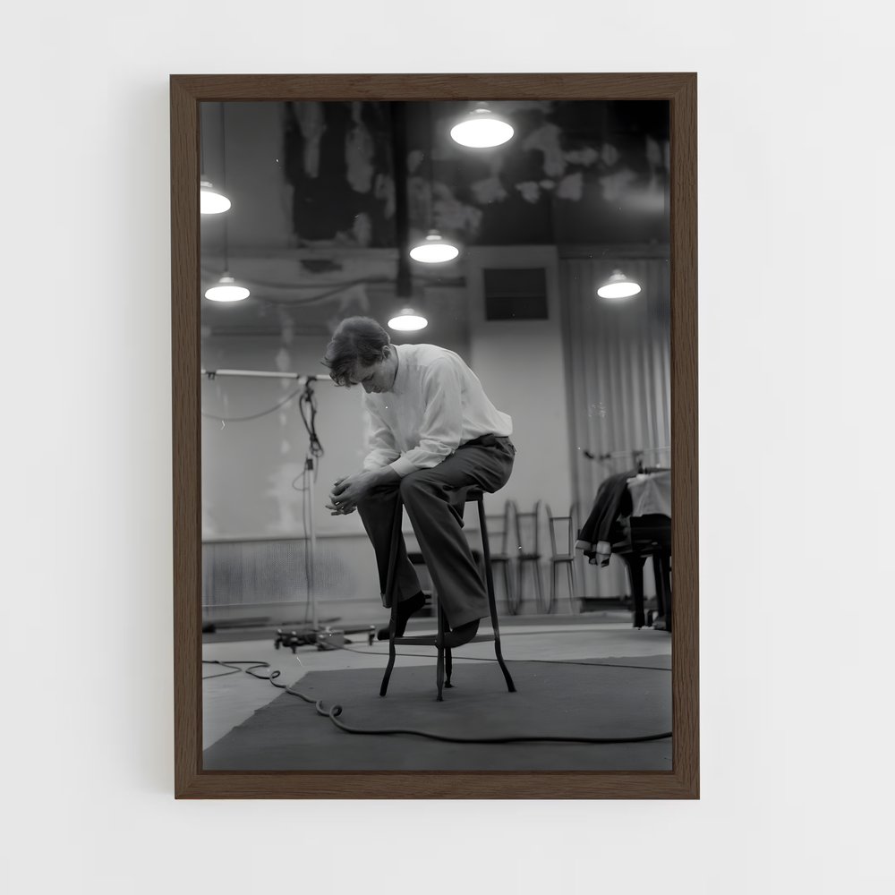 ap-glenn gould-3 cadre Bois foncé