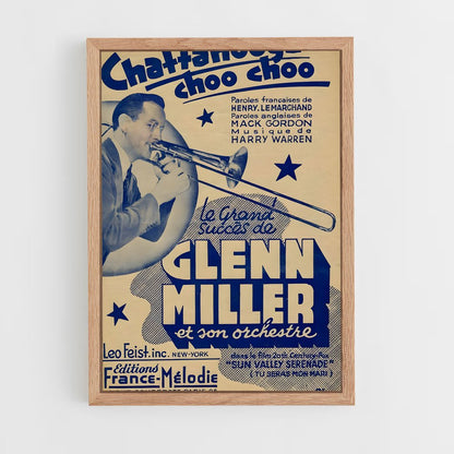 ap-glenn miller-3 cadre Bois clair