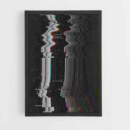 ap-glitch art-3 cadre Noir