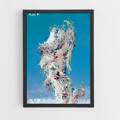 ap-glitch art-4 cadre Noir