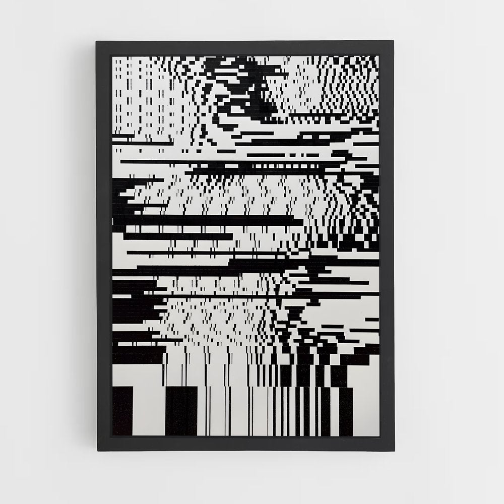 ap-glitch art-5 cadre Noir