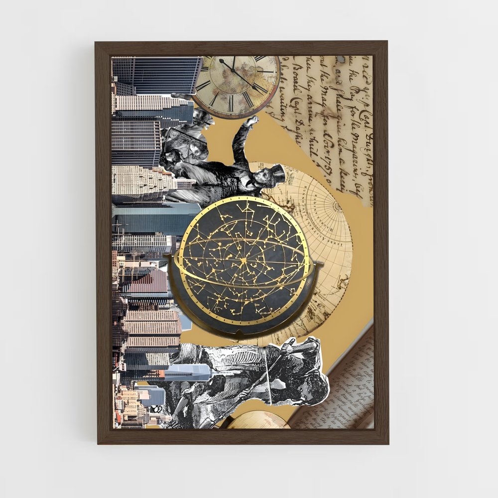 ap-global times-3 cadre Bois foncé