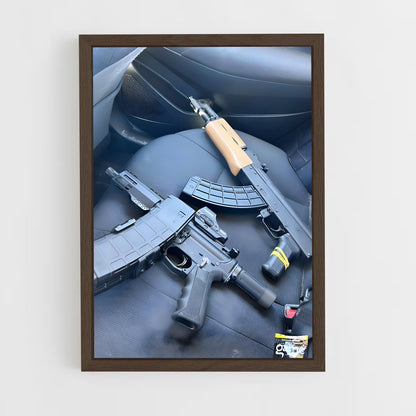 ap-glock 19-2 cadre Bois foncé