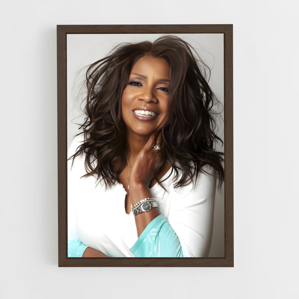 ap-gloria gaynor-3 cadre Bois foncé