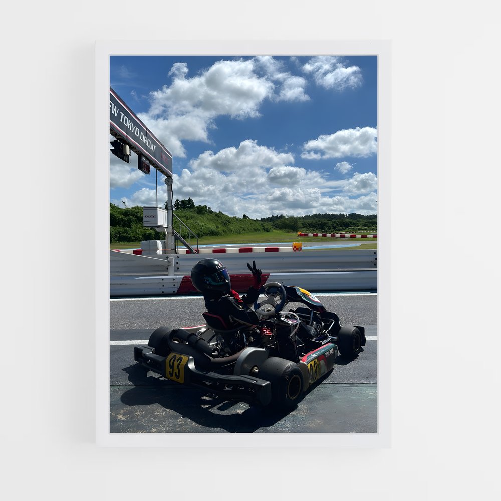 ap-go-kart-3 cadre Blanc