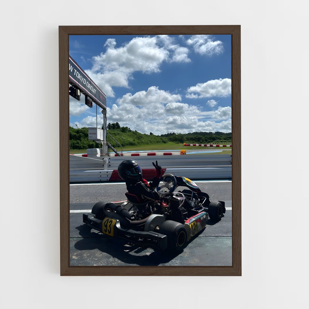 ap-go-kart-3 cadre Bois foncé
