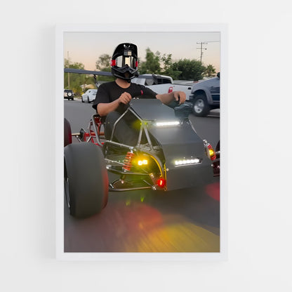 ap-go-kart-4 cadre Blanc