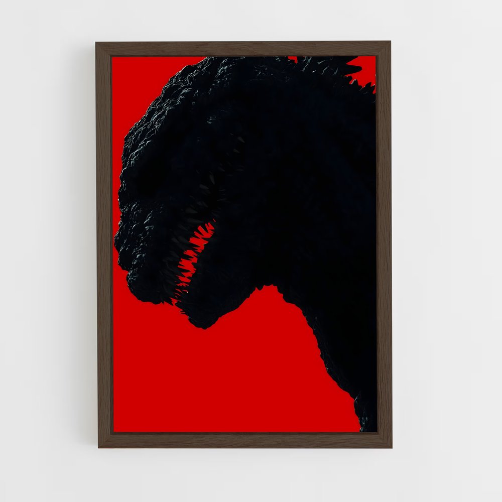 ap-godzilla-7 cadre Bois foncé