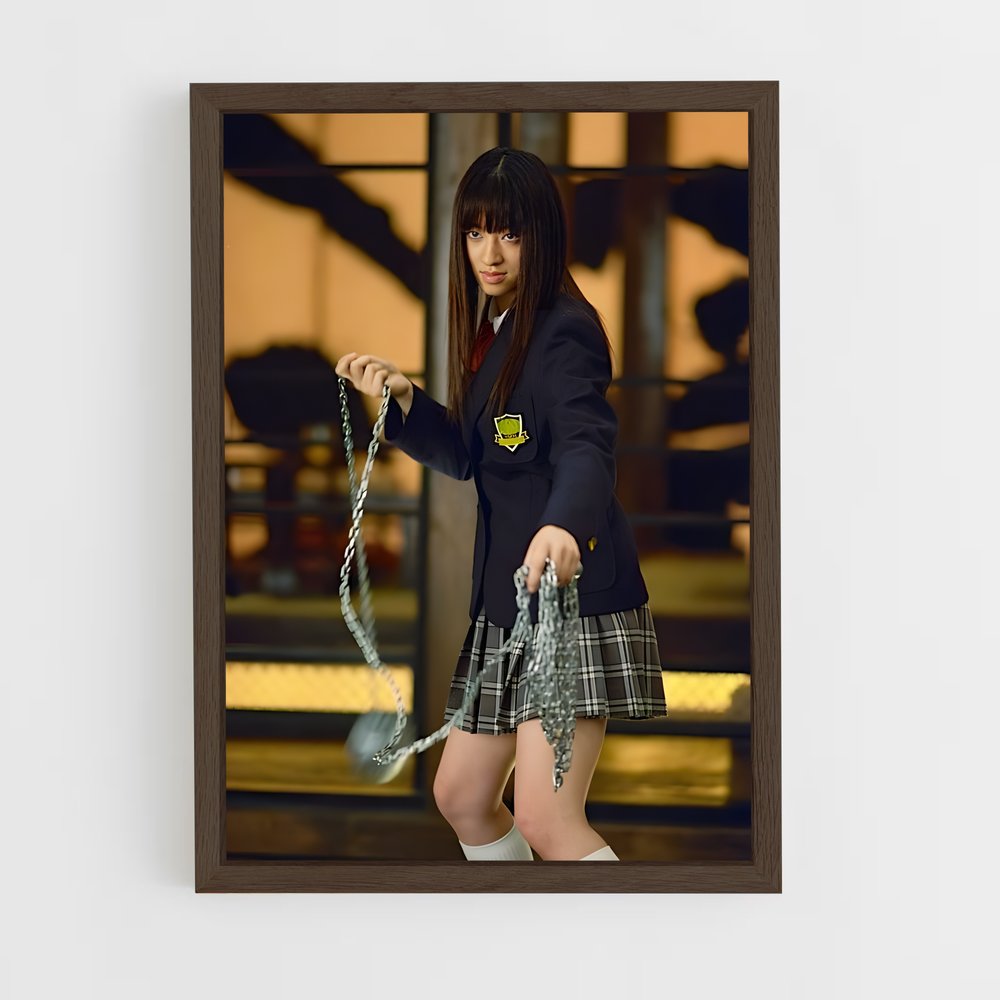 ap-gogo yubari-1 cadre Bois foncé