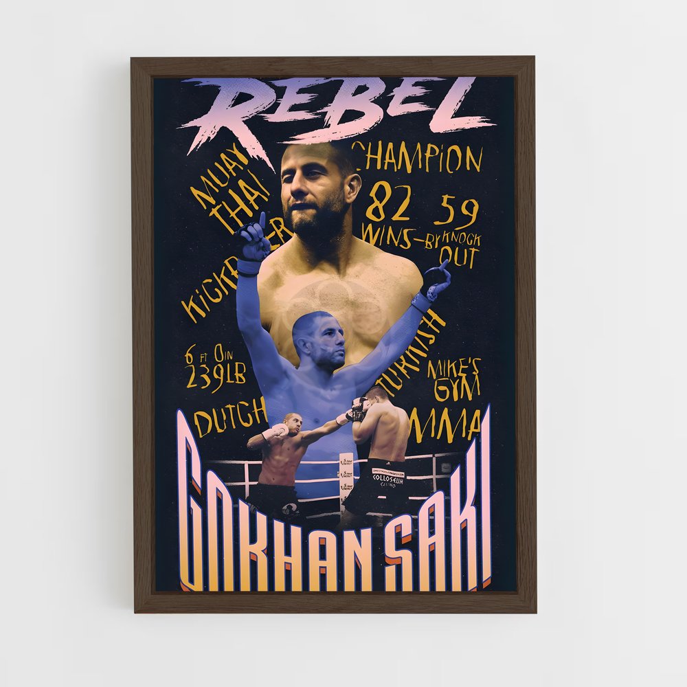 ap-gokhan saki-1 cadre Bois foncé