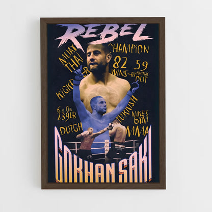 ap-gokhan saki-1 cadre Bois foncé