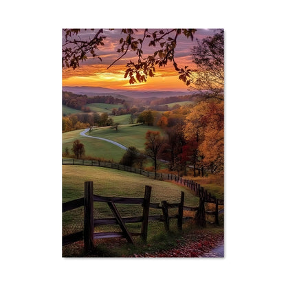 Poster Golden autumn 97626