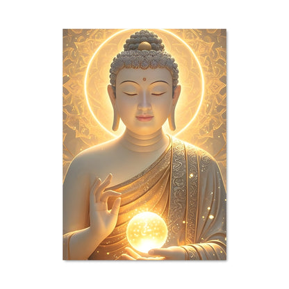 Poster Golden buddha 16055
