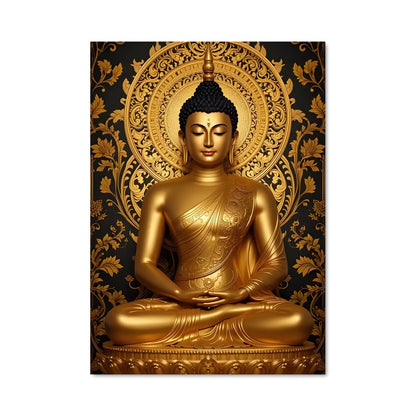 Poster Golden buddha 16024