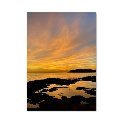 Poster Golden sunset 97870