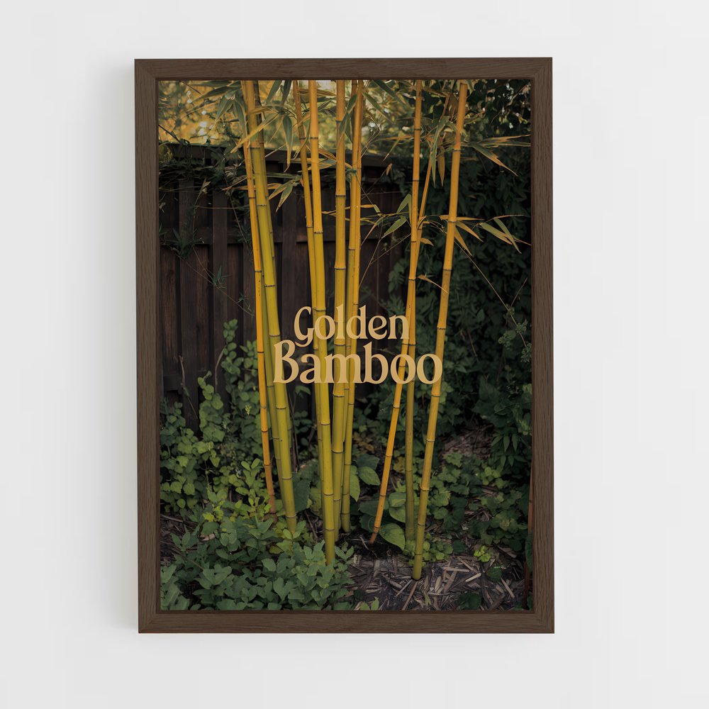 ap-golden bamboo-3 cadre Bois foncé