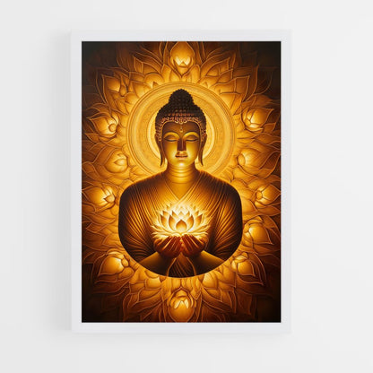 ap-golden buddha-1 cadre Blanc