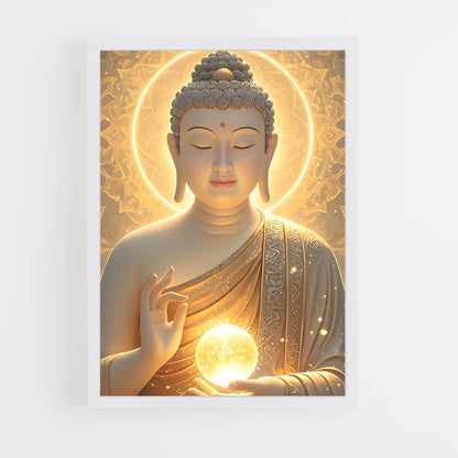 ap-golden buddha-10 cadre Blanc