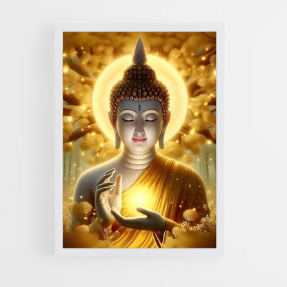 ap-golden buddha-11 cadre Blanc