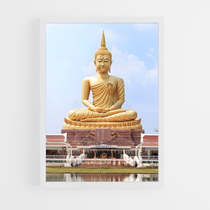 ap-golden buddha-2 cadre Blanc