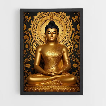 ap-golden buddha-4 cadre Noir