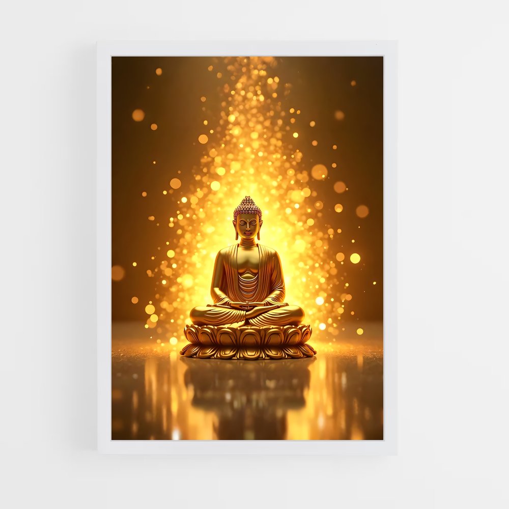 ap-golden buddha-5 cadre Blanc