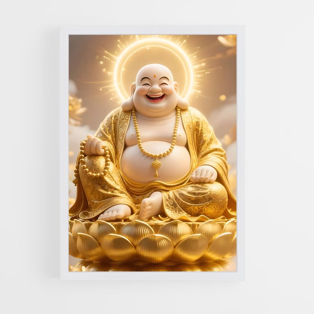ap-golden buddha-8 cadre Blanc