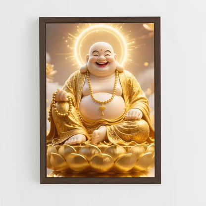 ap-golden buddha-8 cadre Bois foncé