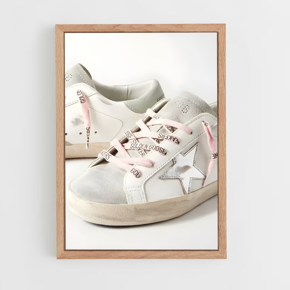ap-golden goose-1 cadre Bois clair