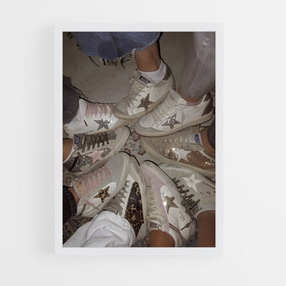 ap-golden goose-2 cadre Blanc