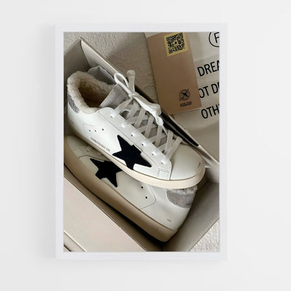 ap-golden goose-3 cadre Blanc