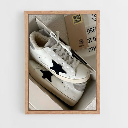 ap-golden goose-3 cadre Bois clair