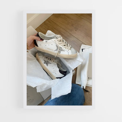 ap-golden goose-4 cadre Blanc