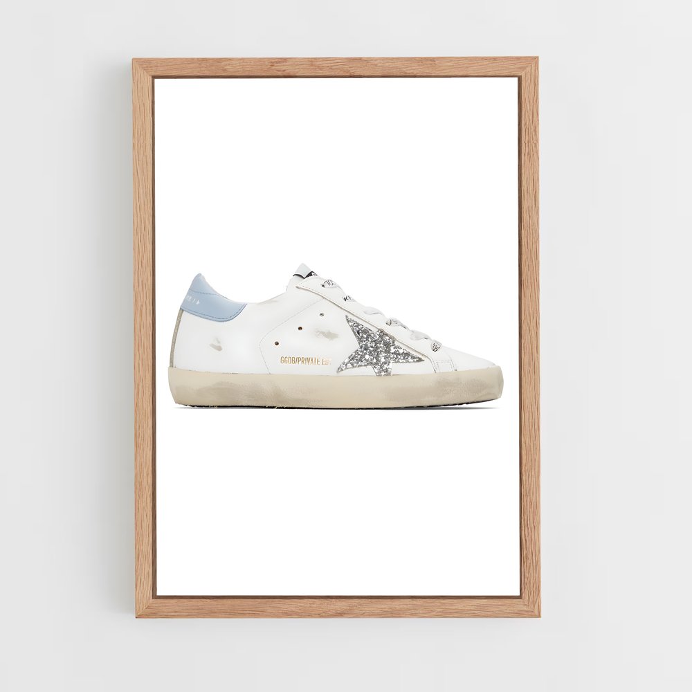 ap-golden goose-6 cadre Bois clair