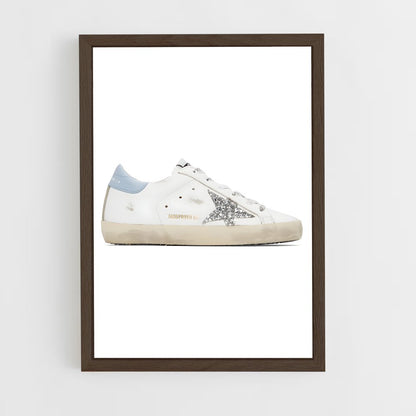 ap-golden goose-6 cadre Bois foncé