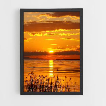ap-golden sunset-2 cadre Noir
