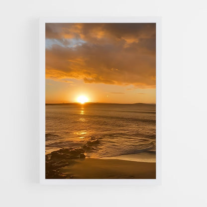 ap-golden sunset-3 cadre Blanc