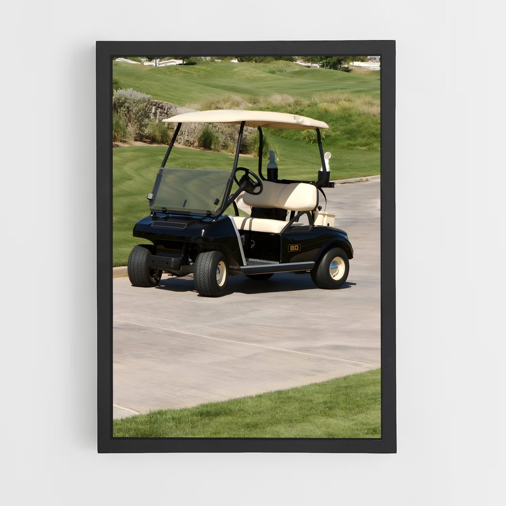 ap-golf cart-2 cadre Noir