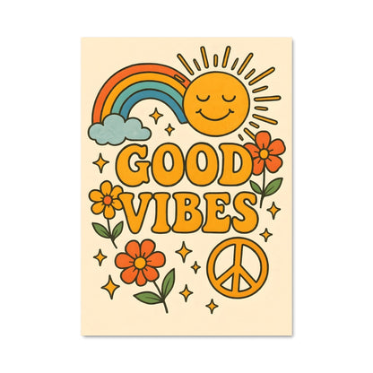 Poster Good vibes only 26693