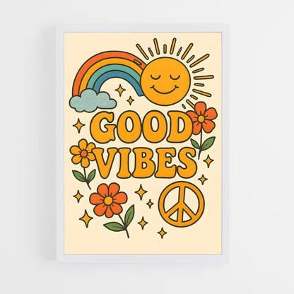 ap-good vibes only-1 cadre Blanc