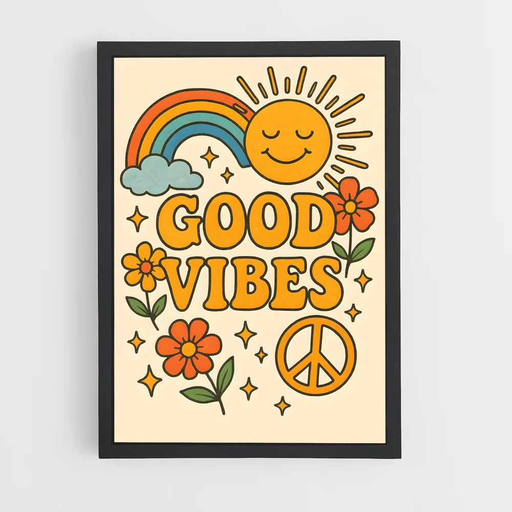ap-good vibes only-1 cadre Noir