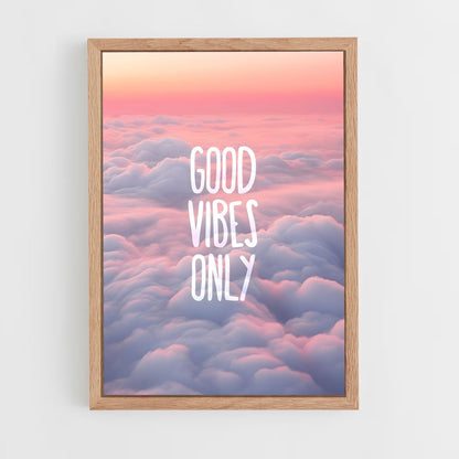 ap-good vibes only-2 cadre Bois clair