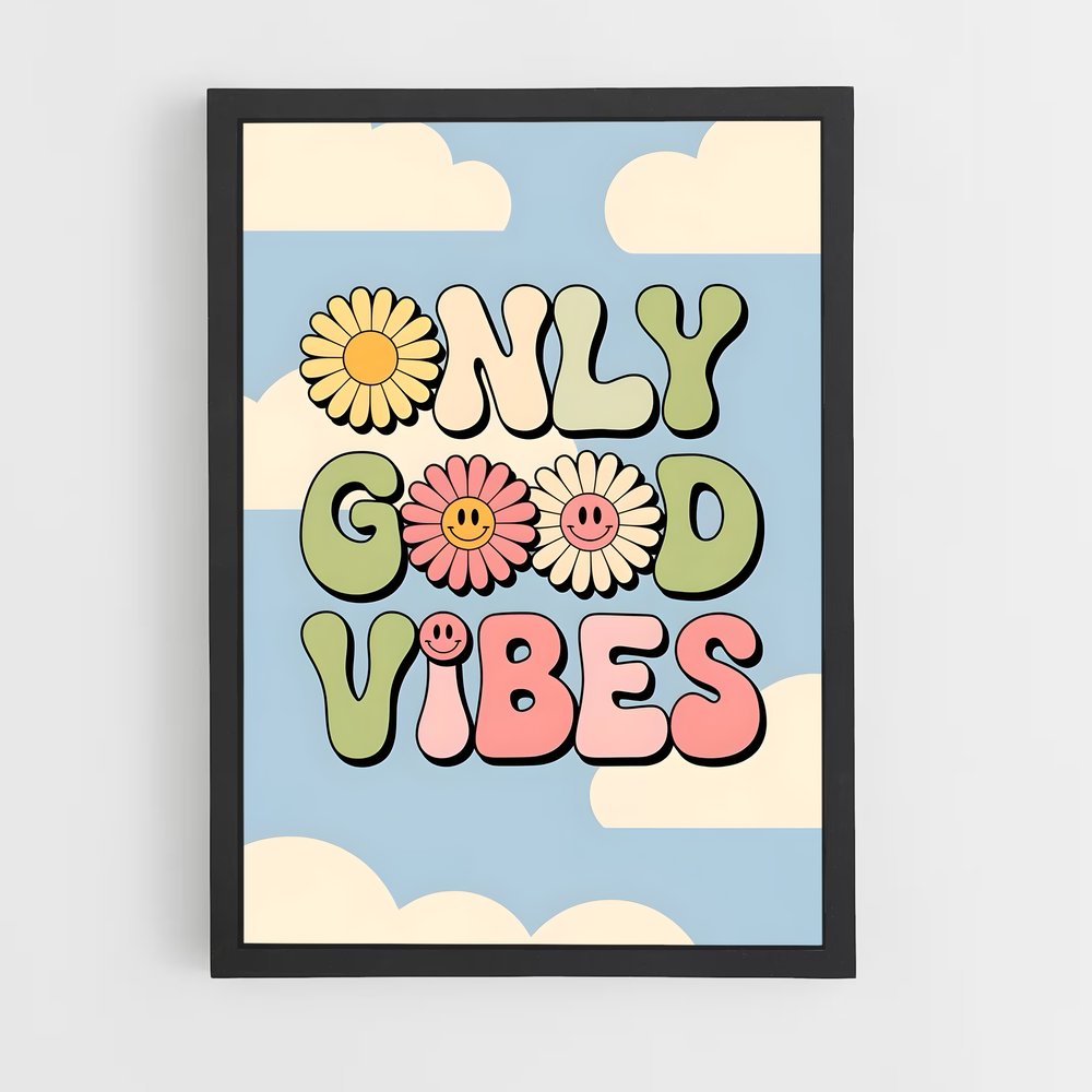 ap-good vibes only-4 cadre Noir
