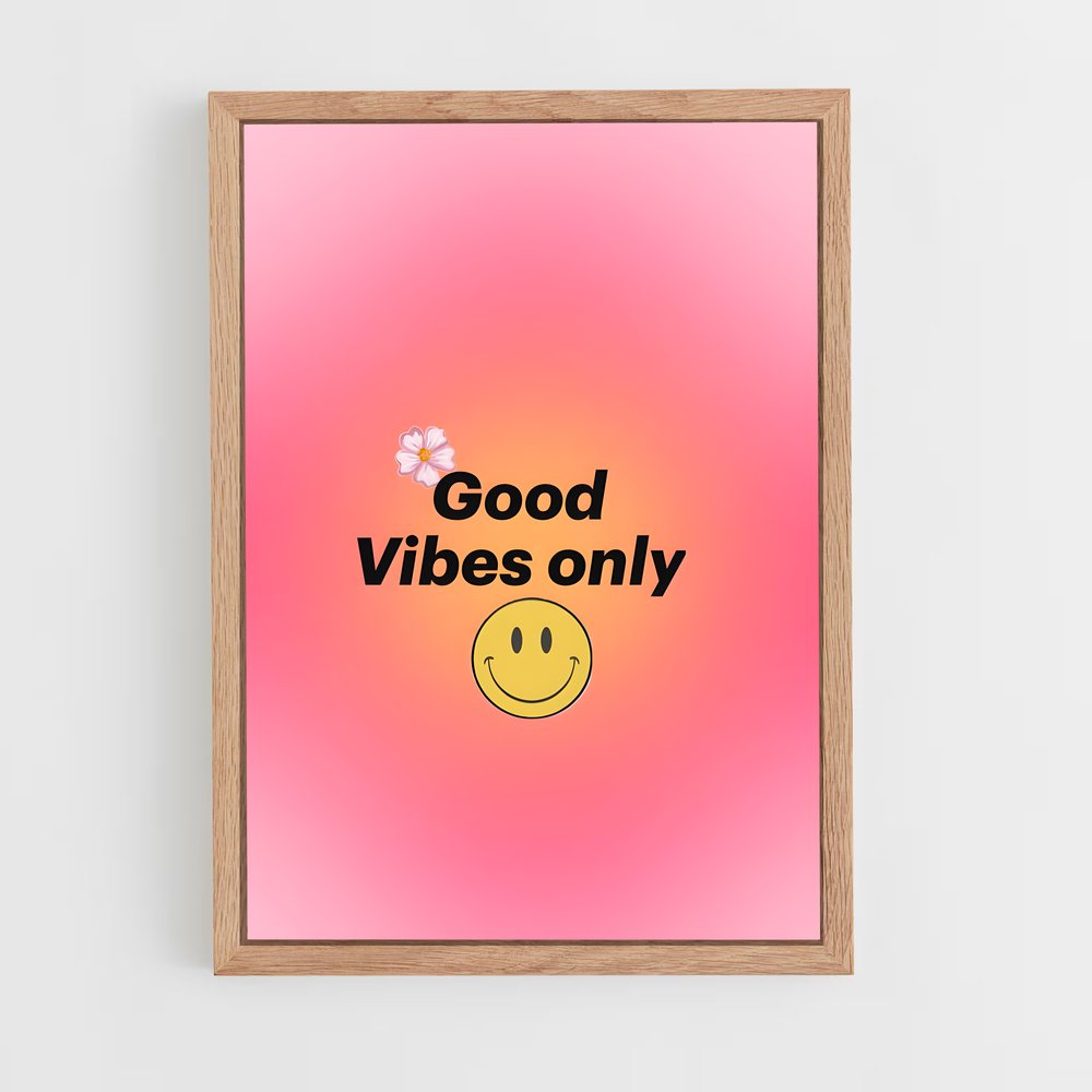 ap-good vibes only-8 cadre Bois clair