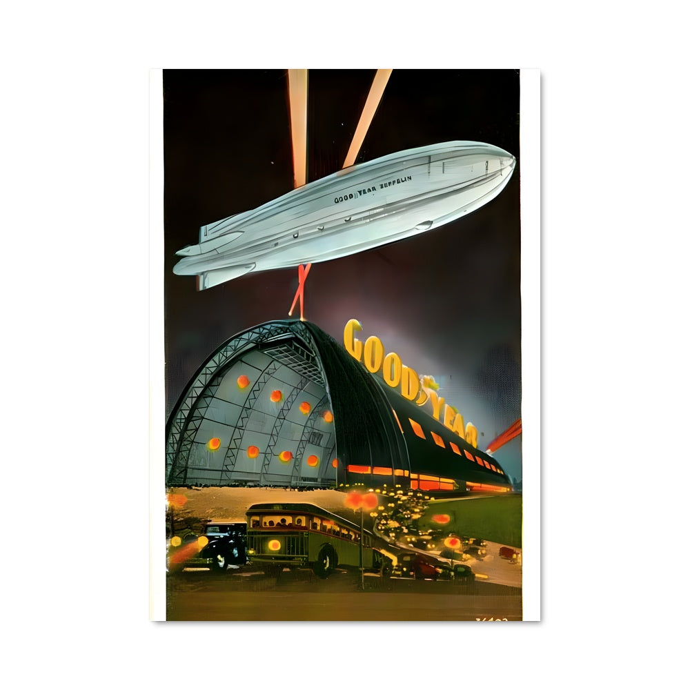 Poster Zeppelin Goodyear