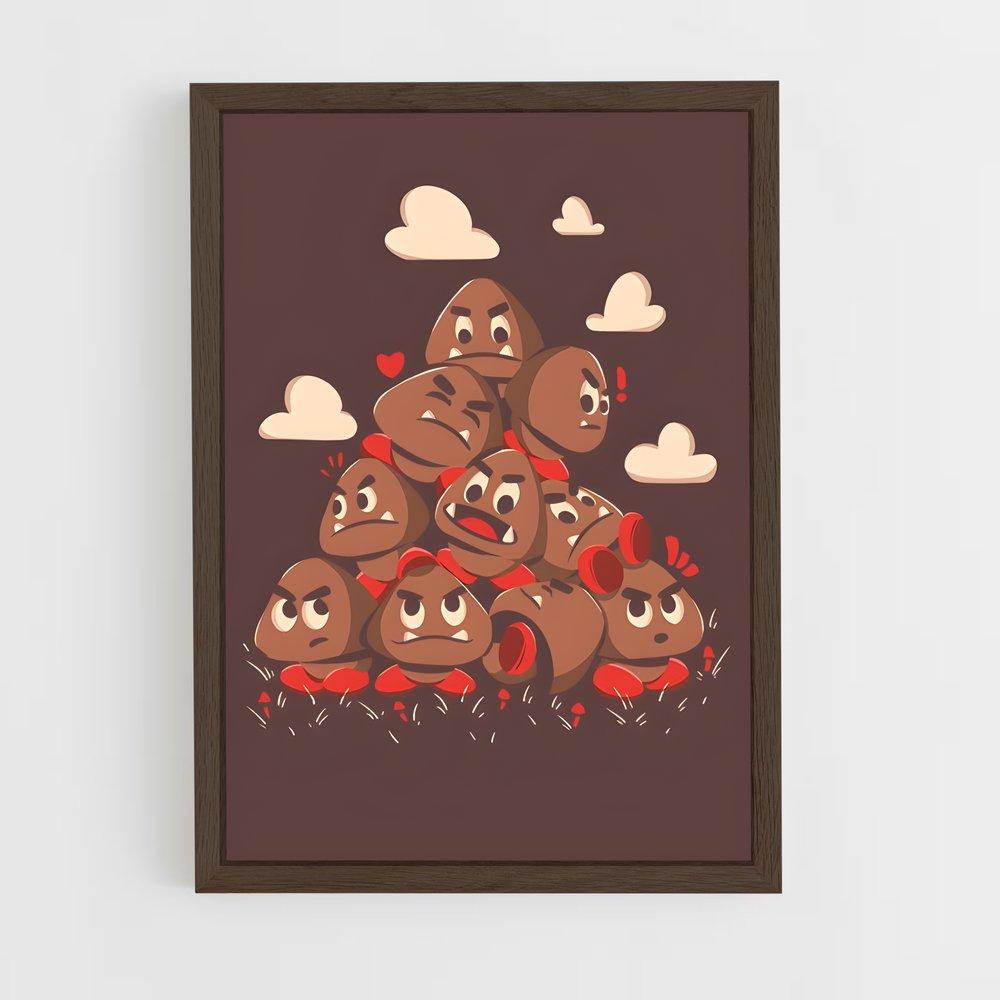 ap-goomba-2 cadre Bois foncé