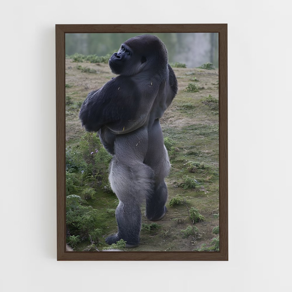 ap-gorilla-9 cadre Bois foncé